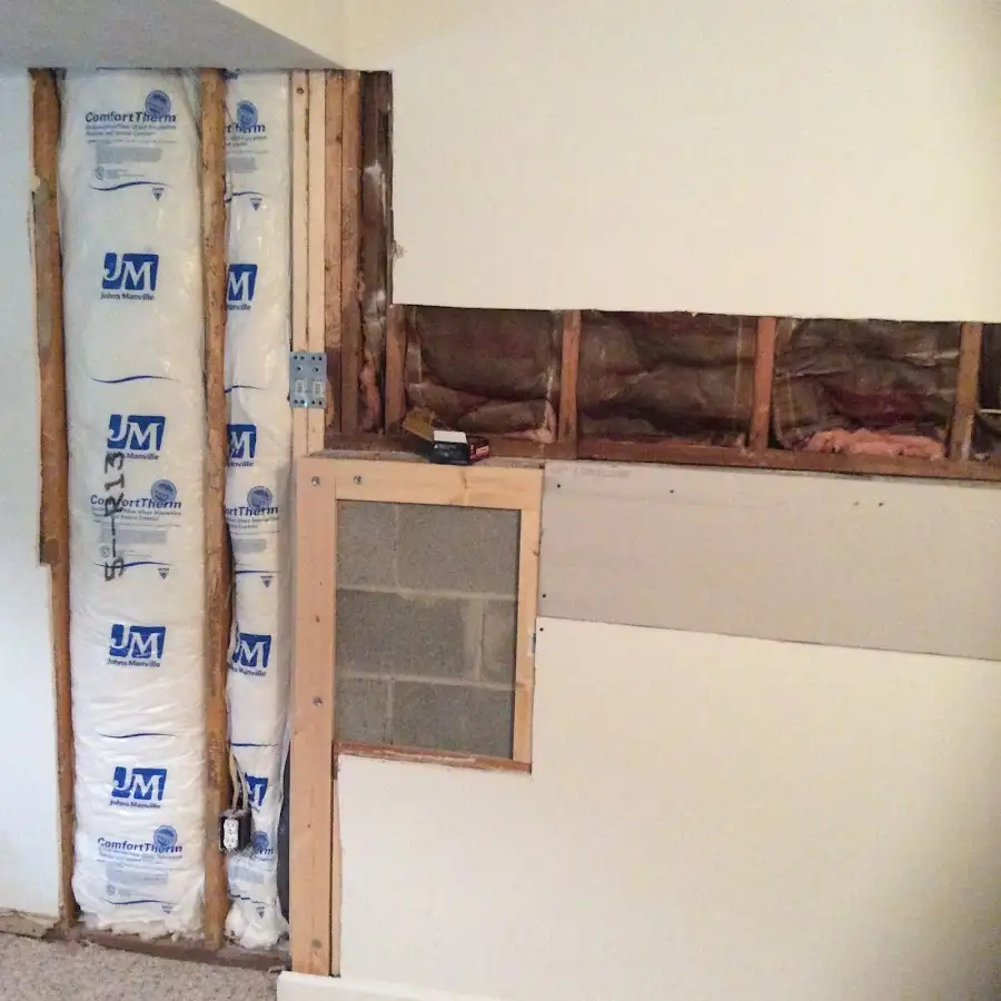 Wall insulation replacement during Odor Removal & Deodorization in Hazle